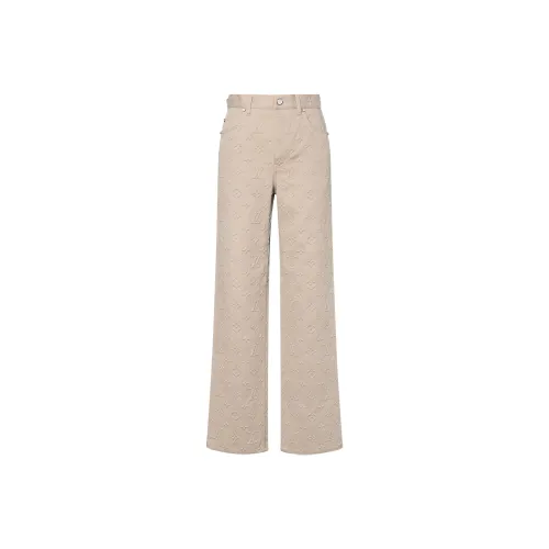 LOUIS VUITTON Monogram Embossed Skate Pants