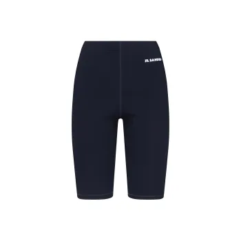 JIL SANDER + Logo Printed Biker Shorts