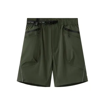 Bein Space Casual Shorts Women's Stone Moss Green