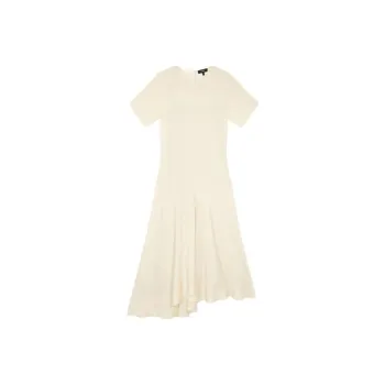 THEORY SS23 Short-Sleeved Dresses Women's Light Yellow