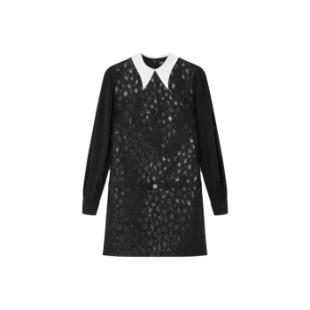 VERSACE Leopard print Mini Dress