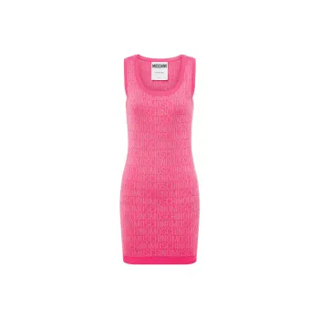 MOSCHINO Sleeveless Dresses Women's Fuchsia