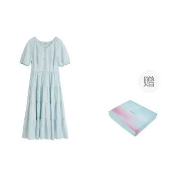 Inman Short Sleeved Dress Women's Gift Box Set Pink Blue