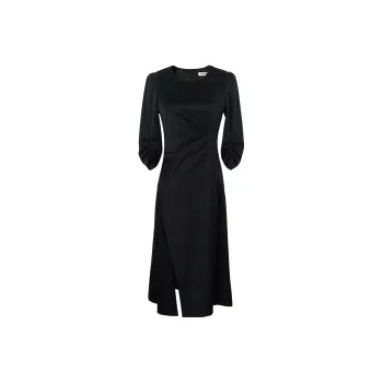 MISSSHINE Long Sleeved Dresses Women's Black