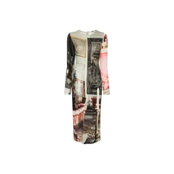 Vivienne Westwood Salon Artwork Long Boulle Dress