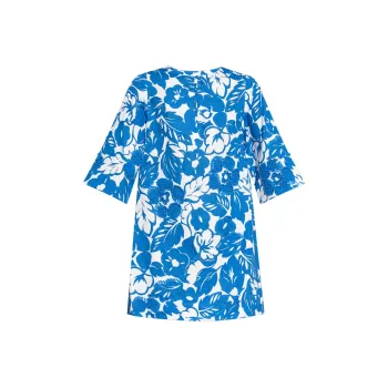 Kate Spade Floral print Half length sleeve Mini Dress