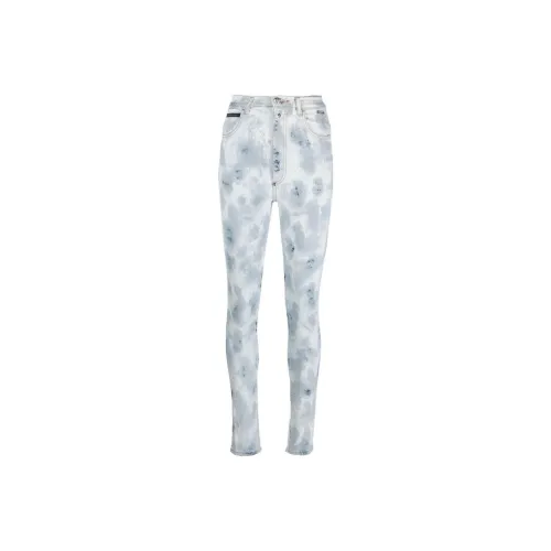 PHILIPP PLEIN High waisted Tie dye Jeggings