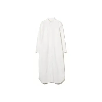 Beams Long Sleeved Dress Women's White