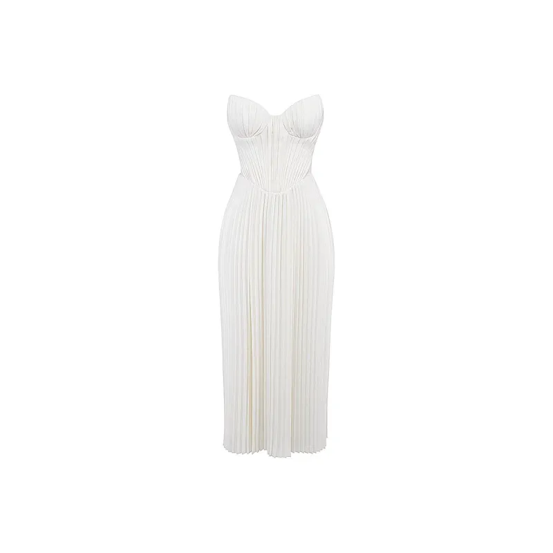 HOUSE OF CB AMORATA Sleeveless Dress Women's IVORY/Ivory White-3