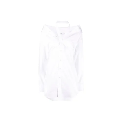 Alexander Wang Off shoulder Shirt Dress