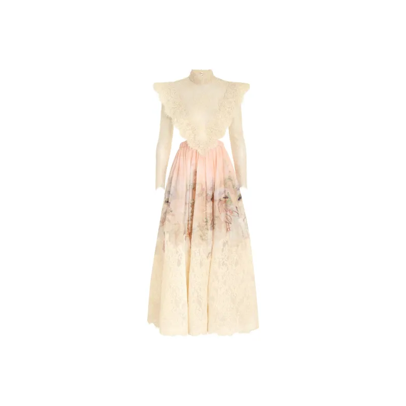 Zimmermann Long-Sleeved Dresses Women's Beige-0