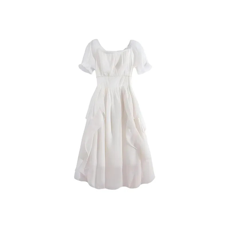 KEAB Short-Sleeved Dresses Women's White-0