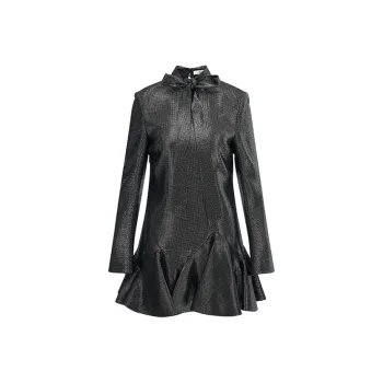 AS DALIO Long Sleeved Dress Women's Black