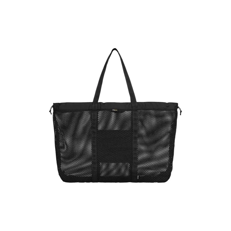 Supreme Polyester Tote Bag, Shopping Bag, Handbag Men's Black-2