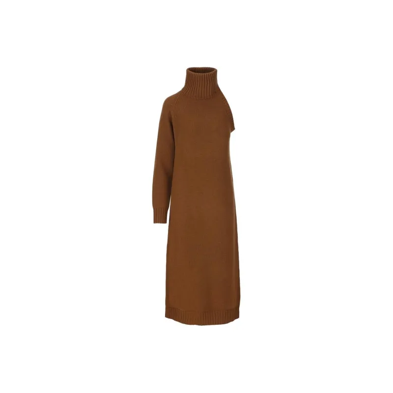 MaxMara Linfa Knitted Ribbed Dress-0