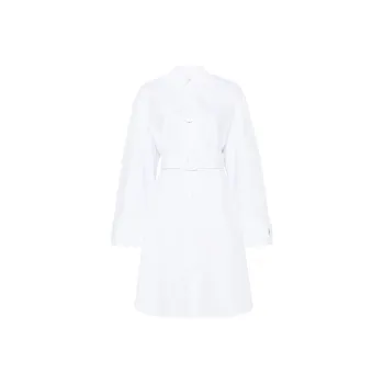 JW Anderson Double Wrap Belted Shirt Dress