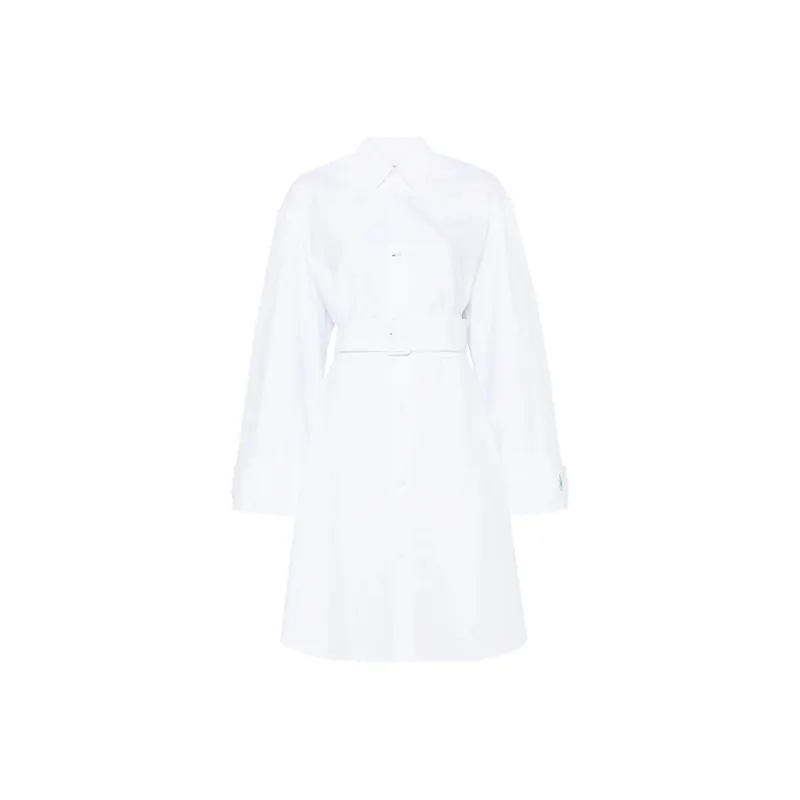 JW Anderson Double Wrap Belted Shirt Dress-0