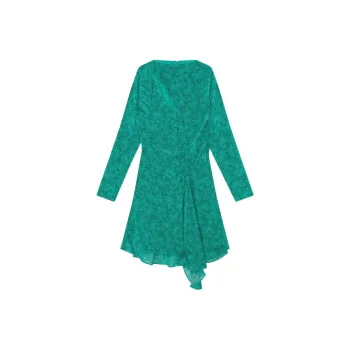 ISABEL MARANT Long-Sleeved Dresses Women's Emerald Green