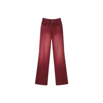 PEACEBIRD Jeans Women's Red
