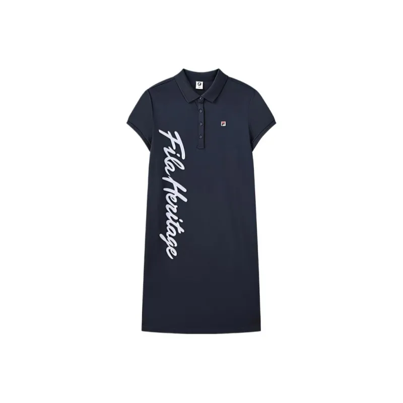 FILA Athletics Short Sleeved Dress Women's Royal Blue NV-0