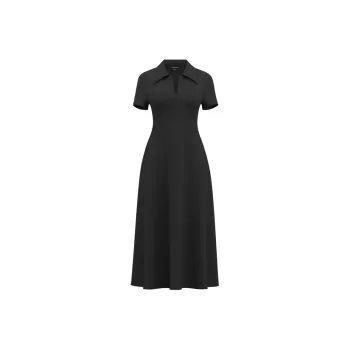 UR Short Sleeved Dress Women's Jet Black