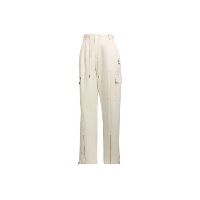 Adidas Originals CARGO PANTS Knitted Sweatpants Women's Ecru-0