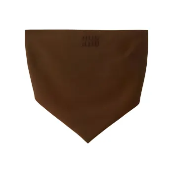 MIU MIU SS24 Strapless Top Women's Coconut Date Brown