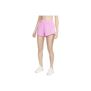 Nike One Women's Dri FIT Mid Rise 3' Brief Lined Shorts