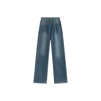 Mu Xiao Xin Jeans Women's Vintage Blue