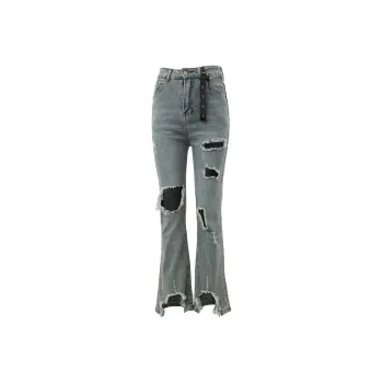 UTHA Jeans Women's Blue Ripped Jeans