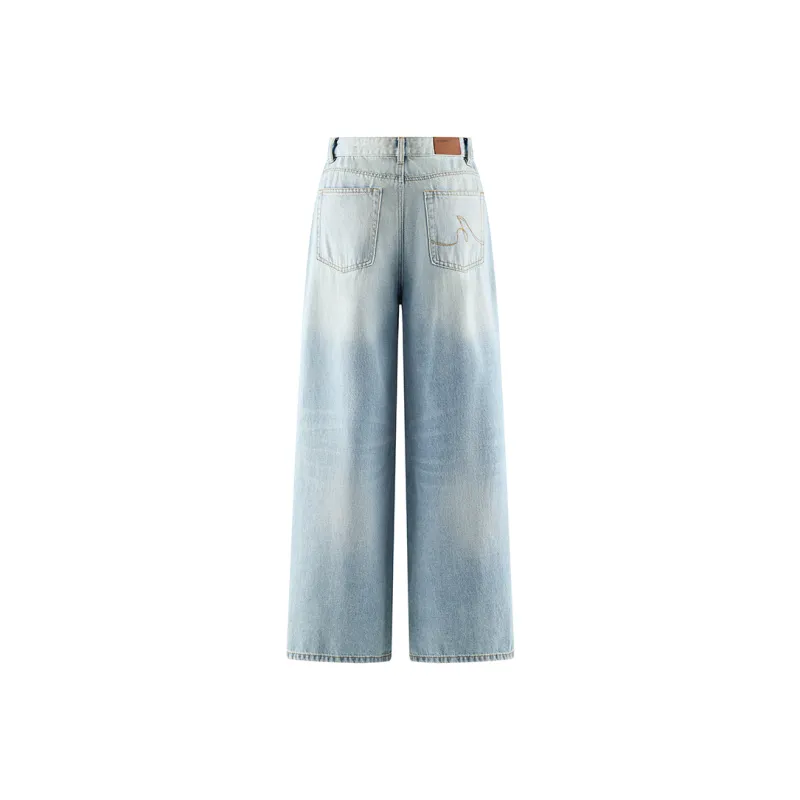 A21 Jeans Women's Blue White-0