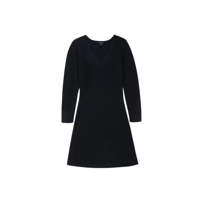 THEORY Long-Sleeved Dresses Women's Black-0