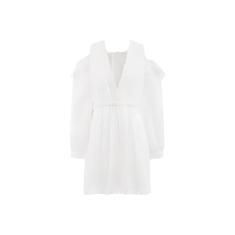 IRO NIGHT Long-Sleeved Dresses Women's White-0