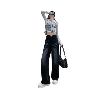 FHMY Jeans Women's Black Gray Color