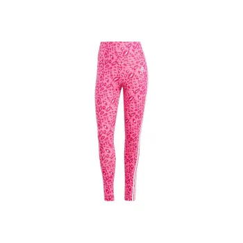 Adidas Free Shipping With AdiClub Essentials 3 Stripes Animal Print Leggings