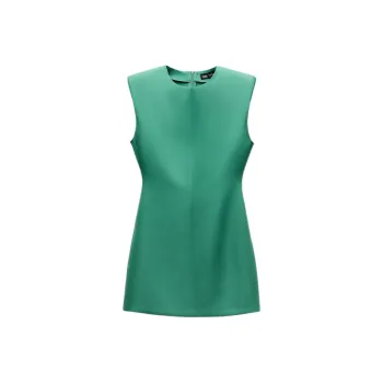 ZARA Sleeveless Dress Women's Apple Green