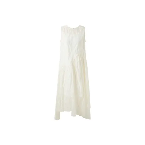 3COLOUR Short Sleeved Dress Women's Ecru