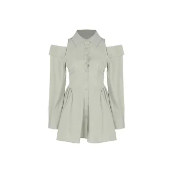 JOSR Long Sleeved Dresses Women's Green