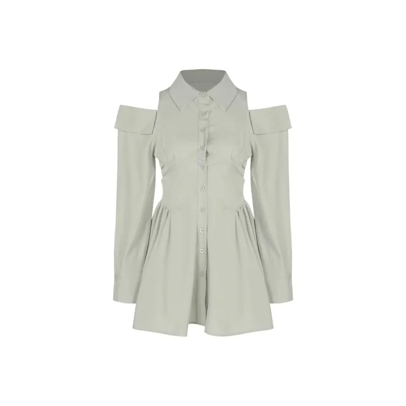 JOSR Long Sleeved Dresses Women's Green-0