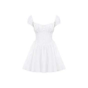 HOUSE OF CB NALA Short-Sleeved Dresses Women's White/White