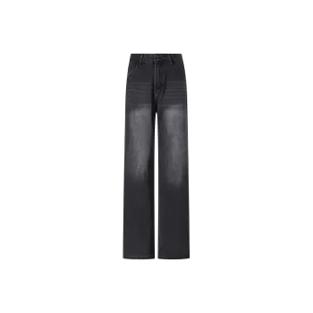 Wen Shan Jeans Women's Black Gray Color