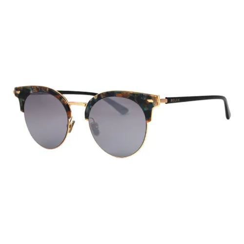 BOLON Plastic Metal Browline Sunglasses Unisex Blue