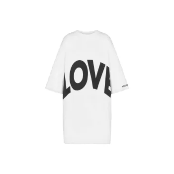 MOSCHINO Love Printed Oversized Dress