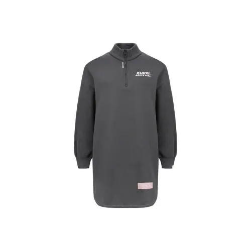 EVISU Long Sleeved Dresses Women's Dark Gray