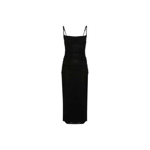NANUSHKA Alexa Ruched Midi Dres