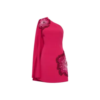 Rebecca Vallance Layana Crystal-embellished Mini Dress