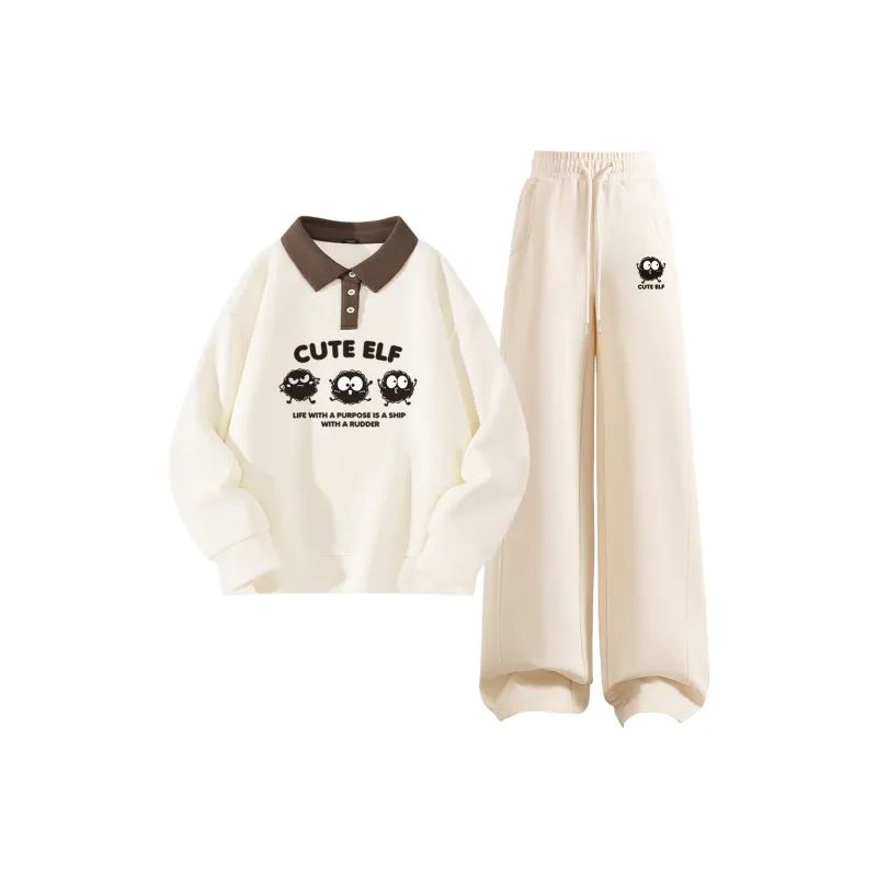 MINISO Sweatshirt Sets Women's-10