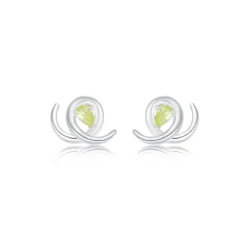 VAN GOGH 925 Sterling Silver Stud Earrings Women's