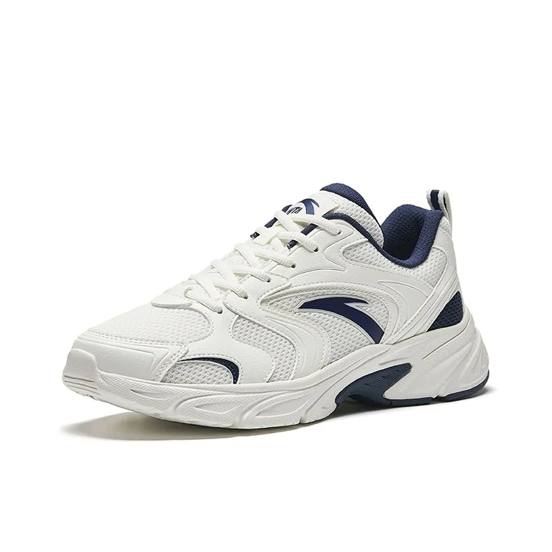 Anta Life Collection Slip Resistant And Breathable Low Top Casual Shoes Men's White-1