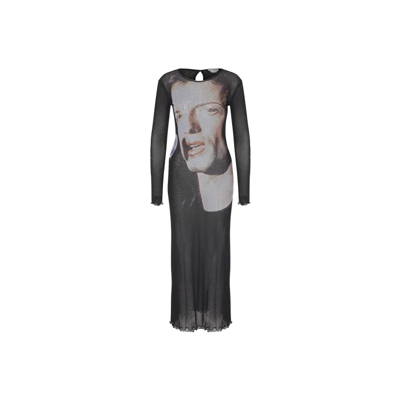 Sunnei Long-Sleeved Dresses Women's Black-0
